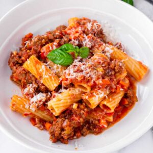 Rigatoni alla Bolognese