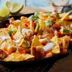 Loaded Chicken Nachos