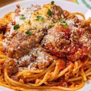 Spaghetti with Italian Sausage