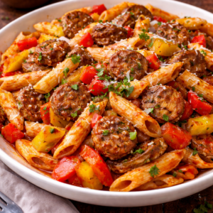 Penne and Italian Sausage