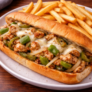 Chicken Philly & Fries