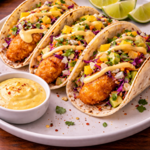 Fish Taco & Mango Aioli