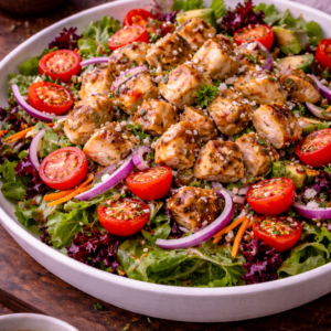 Mix Salad & Diced Chicken