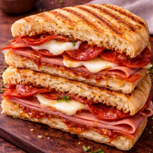 Pepperoni & Ham Panini