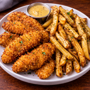 Chicken Tenders and Roasted Fries
