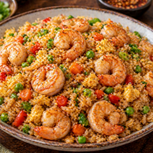 Stir Fry Rice with Shrimp