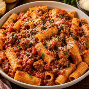 Pasta Sausage Ragu’