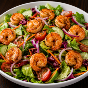 Roasted Shrimp Toss Salad
